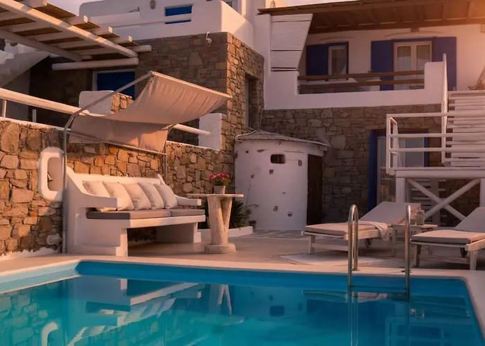 Дом отдыха Premium Panormos Escape With Swimming Pool