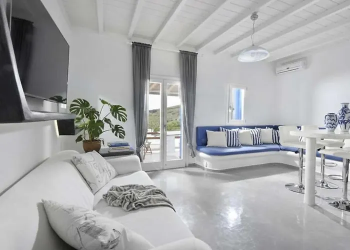 Premium Panormos Escape With Swimming Pool *